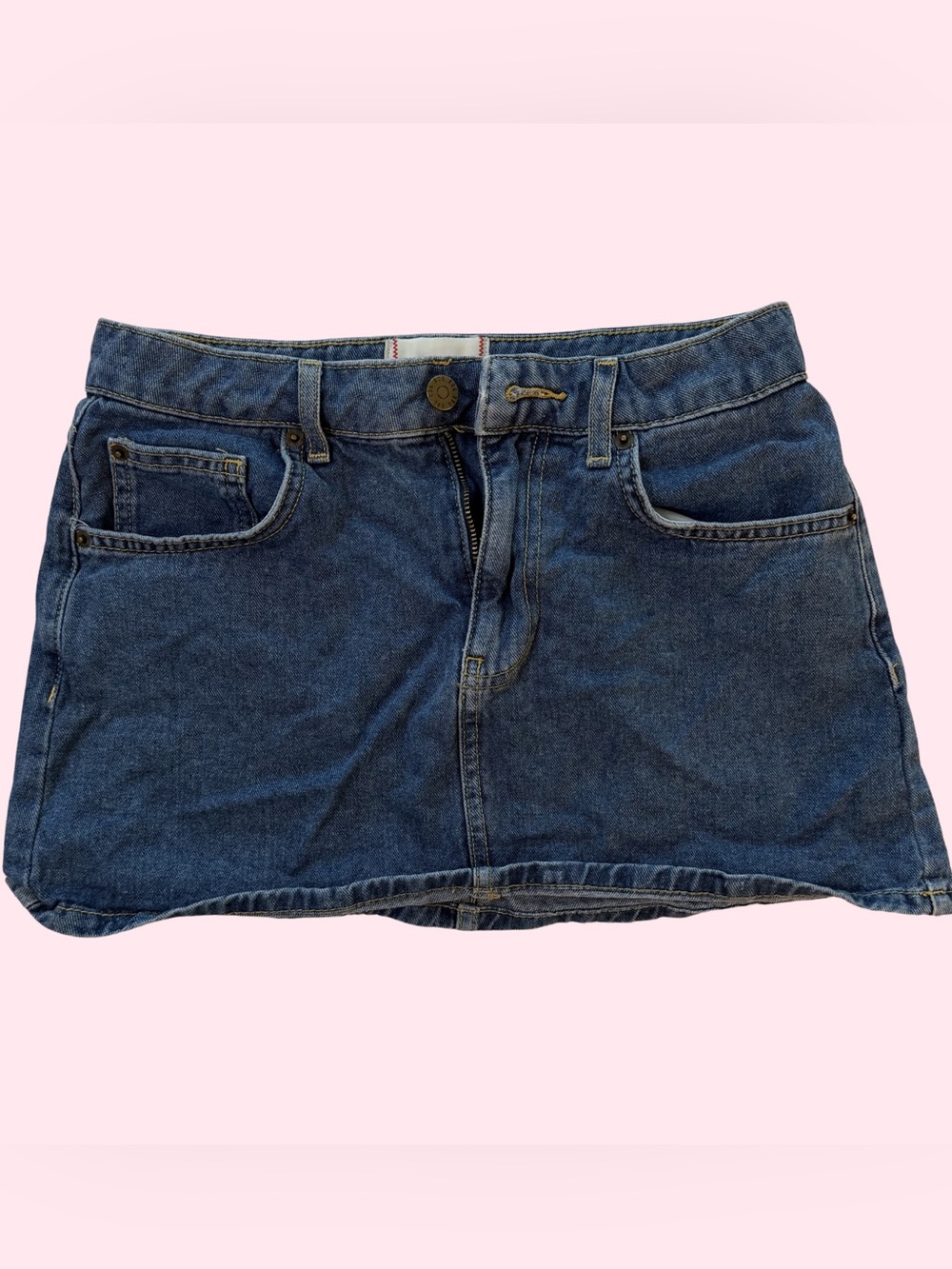 BDG Light Blue Denim Skirt